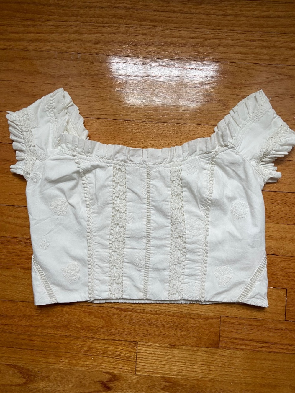 Anthro Lace Boho Top
